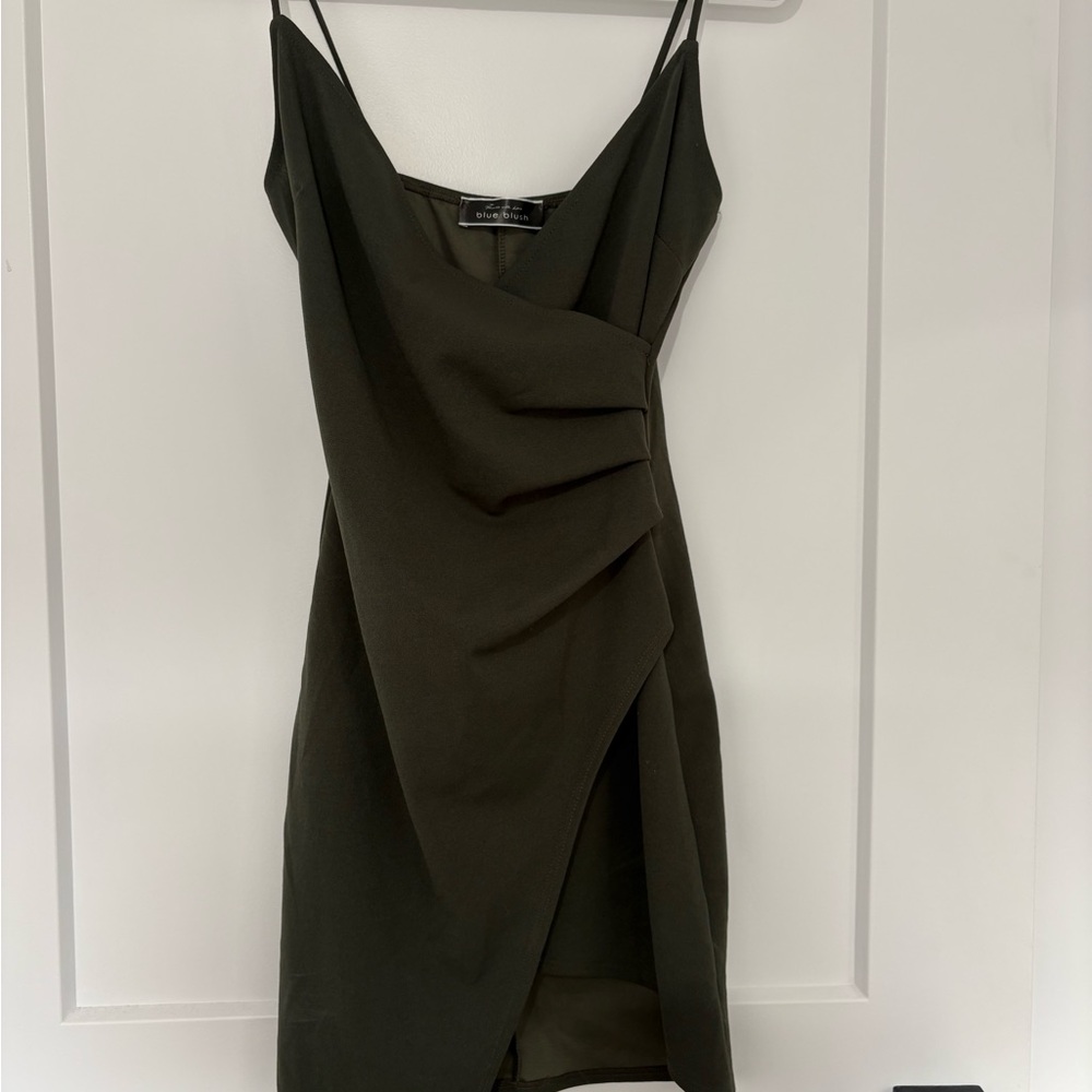 Blue Blush Olive Mini Dress